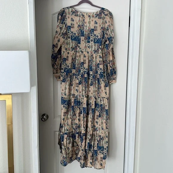 Sezane Benedetta Patchwork Print Dress - Picture 14 of 15